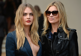 Illustration for article titled Kate Moss and Cara Delevingne Are Dressed to Thrill